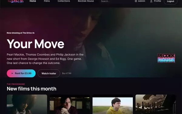 The Drive-In: A New Streaming Platform Empowering Independent Filmmakers