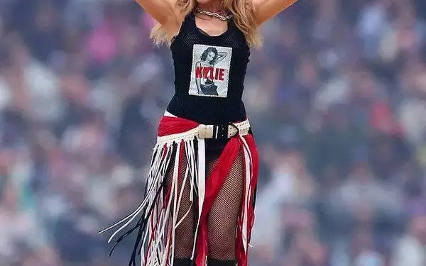 Kylie Minogue's Extravagant Dolce & Gabbana Wardrobe at Controversial AFL Grand Final Performance