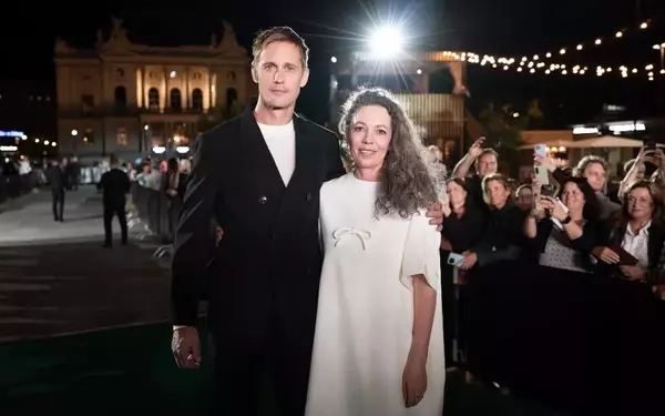 Olivia Colman and Alexander Skarsg￥rd Discuss Their Roles in "Wicker"