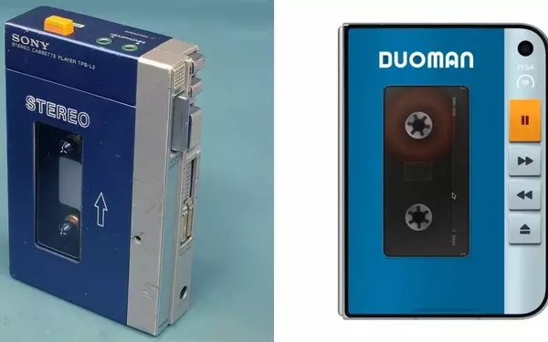 Duo-Man App Transforms iPhone Duo into a Retro Sony Walkman Experience