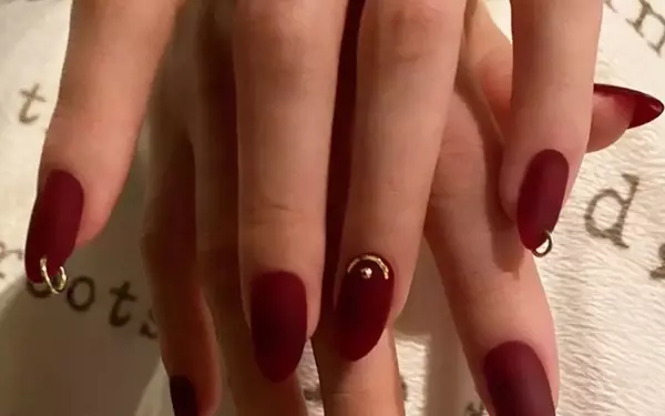 Selena Gomez Debuts Edgy Merlot Manicure for Fall