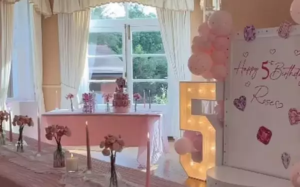 Stacey Solomon's Daughter Rose Celebrates 5th Birthday in Elaborate Bridgerton-Themed Dining Room