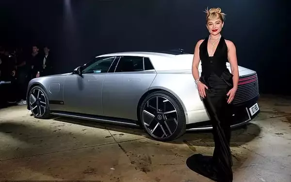 Florence Pugh Dazzles at Jaguar's Electric Car Premiere in New York