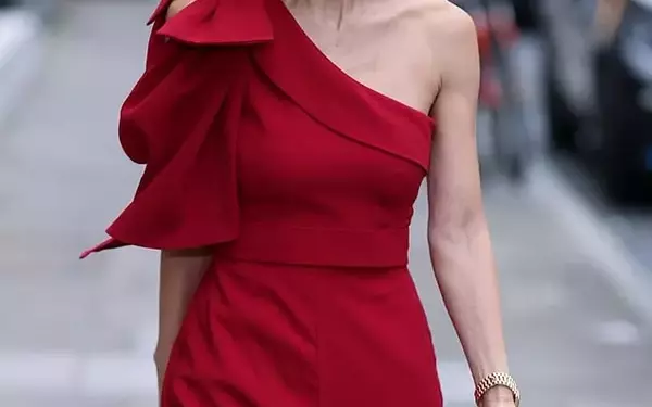 Myleene Klass Shines in Red Jumpsuit Amidst Busy Schedule and Band Reunion Snub