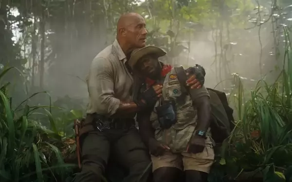 Dwayne Johnson and Jack Black's Flirty Exchange in 'Jumanji: Open World' Trailer