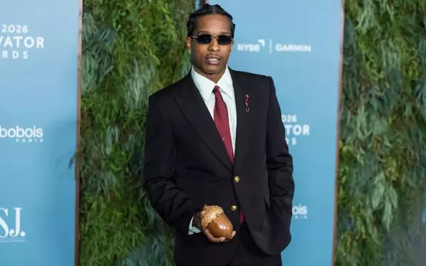 A$AP Rocky's Whimsical Acorn Accessory at WSJ Innovator Awards